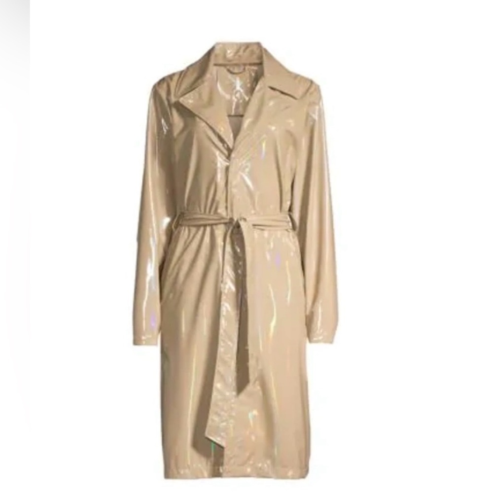Rains Shiny Tan Jacket
